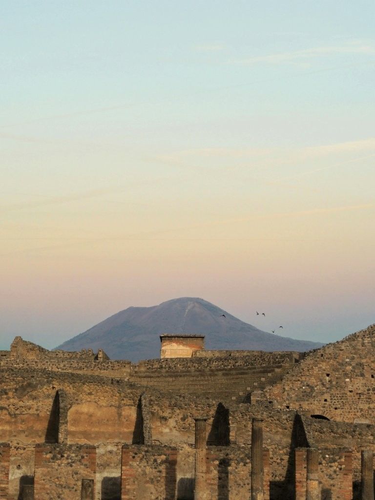 Vista del Vesubio y sus paisajes en una excursión con Pompeya