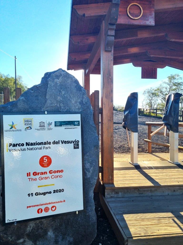 Paisaje del Monte Vesubio y su parque nacional