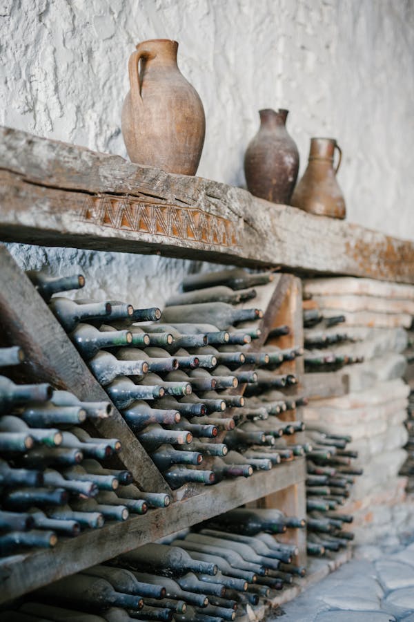Botellas de Lacryma Christi del Vesubio